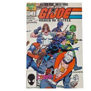 Marvel GI Joe Order Of Battle #3 1987 Comic Book